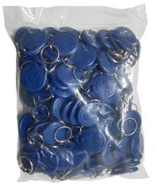 Chaveiro mini TAG Convencional 125KHz Azul 100 unid.