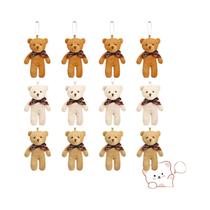 Chaveiro Mini Urso De Pelúcia Em Lote 12-120PCS Lembrancinha Para Chá De Bebê Casamento Aniversário