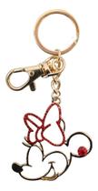 Chaveiro Minnie Dourado Laço Vermelho - Disney Chaveiro Minnie Dourado Laço Vermelho - Disney