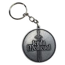 Chaveiro Moeda Prateada Tenda Medieval Chaveiro Moeda Prateada Tenda Medieval