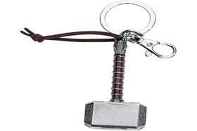 Chaveiro Monogram Marvel Thor Hammer 2 Pewter unissex cinza