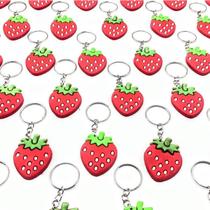 Chaveiro Morango 10un Barato Festa Lembrancinha Fruta lembrança Novo