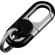 Chaveiro Mosquetão Metal Gancho com Argola Chaves Casa Carro Moto Mochila