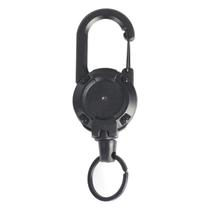 Chaveiro Mosquetão Retrátil Extensível 60cm Tático Chaveiro Mosquetão Retrátil Extensível 60cm Tático