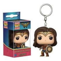 Chaveiro Mulher Maravilha Funko Pop Pocket Keychain Wonder Woman