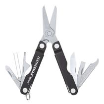 Chaveiro multiferramenta LEATHERMAN Micra com ferramentas de limpeza preto