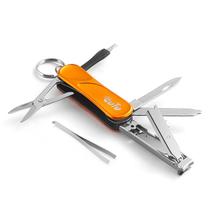 Chaveiro multiferramenta Nail Clippers OUTU 7 em 1 EDC Tool Orange
