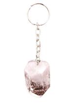 Chaveiro Natural De Pedra Quartzo Cristal - Purificador Chaveiro Natural De Pedra Quartzo Cristal - Purificador