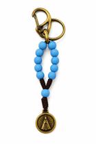 Chaveiro Nossa Senhora Aparecida Dezena Azul Fosco Chaveiro Nossa Senhora Aparecida Dezena Azul Fosco
