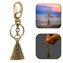 Chaveiro Nossa Senhora Aparecida Metal Com Mosquetão