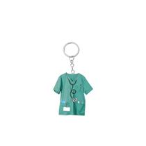 Chaveiro Nurse Scrubs 2D, acrílico, uniforme médico, chaveiro