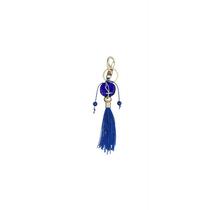 Chaveiro Ogum Azul com Espada em Murano 16 Cm