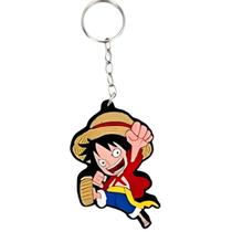 Chaveiro One Piece - Luffy D. Monkey - Soco no Ar