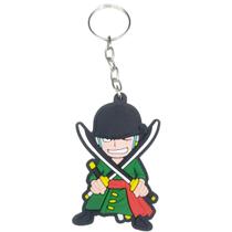 Chaveiro One Piece - Roronoa Zoro duas katana