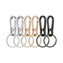 Chaveiro Organizador Unissex De Metal Com Mosquetão Para Chaves De Casa E Carro, Localizador De