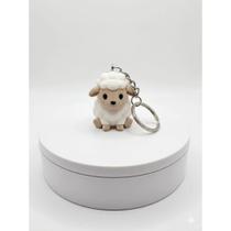 Chaveiro ovelhinha 3d fofa decorativa mini acessório para chaves bolsa e mochila Chaveiro ovelhinha 3d fofa decorativa mini acessório para chaves bolsa e mochila