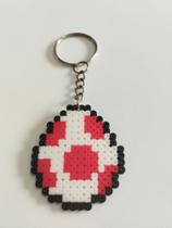 Chaveiro Ovo do Yoshi Pixel Art