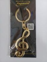 Chaveiro Paganini Clave de Sol Dourada Pch081