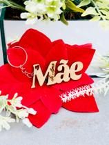 Chaveiro Palavra Mãe 28 Unidades MDF já vão todos montados, lembrancinhas festa