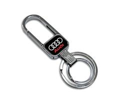 Chaveiro Para Audi Metálico Mosquetão Q3 A3 A4 A5 Q5 - V