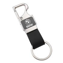 Chaveiro Para BMW Couro Metálico Com Mosquetão X1 X2 - R
