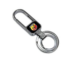 Chaveiro Para Fiat Abarth Metálico Mosquetão Punto - V