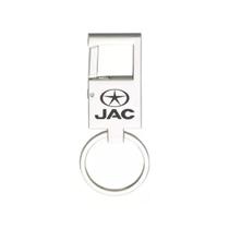 Chaveiro Para Jac Metal Espelhado Mosquetão - E