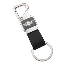 Chaveiro Para Mini Cooper Metálico Com Mosquetão LUXO - R Chaveiro Para Mini Cooper Metálico Com Mosquetão LUXO - R