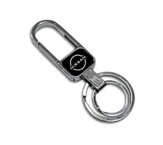 Chaveiro Para Nissan Metálico Mosquetão Versa Frontier - V Chaveiro Para Nissan Metálico Mosquetão Versa Frontier - V