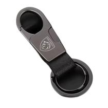 Chaveiro Para Peugeot C. Legítimo Aço Inox B