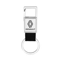 Chaveiro Para Renault Kwid Mosquetão Metal Fosco - N