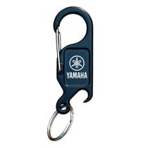 Chaveiro Para Yamaha Mosquetão Abridor Preto Fosco - H