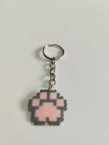 Chaveiro Patinha Cinza Pixel Art Chaveiro Patinha Cinza Pixel Art