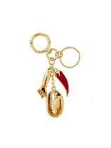 Chaveiro Patuá Amuleto Proteção Pimenta Figa Búzio Dourado Dourado Chaveiro Patuá Amuleto Proteção Pimenta Figa Búzio Dourado Dourado