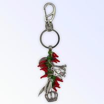 Chaveiro Patuá Pimentas Murano Contra Inveja - Selecione Cor Chaveiro Patuá Pimentas Murano Contra Inveja - Selecione Cor