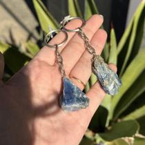 Chaveiro pedra bruta- cianita azul Chaveiro pedra bruta- cianita azul