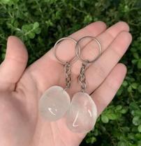 Chaveiro pedra rolada- cristal Chaveiro pedra rolada- cristal
