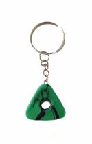 Chaveiro Pedra Triangular Desenho Animado