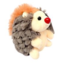 Chaveiro Pelúcia Ouriço Porco Espinho 12cm Miniatura