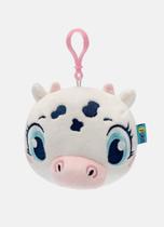 Chaveiro pelucia vaca branco puket Chaveiro pelucia vaca branco puket