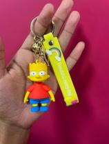 Chaveiro Personagem Bart Simpson de Silicone