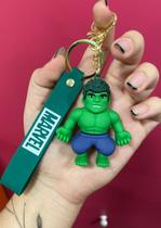 Chaveiro Personagem Hulk de Silicone