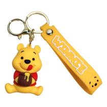 Chaveiro Personagens 3d Ursinho Pooh Emborrachado