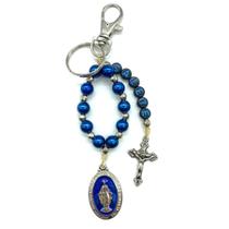 Chaveiro Personalizado com 1 Nome - Cor Azul( N Sra Graças)