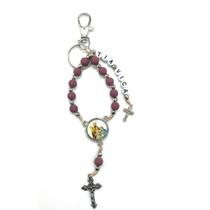 Chaveiro Personalizado Com 1 Nome - Marrom -Sagrada Família