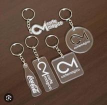 Chaveiro personalizado com 6 unidades Chaveiro personalizado com 6 unidades