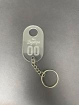 Chaveiro Personalizado Hotel Pousada Acrílico Transp. - 3un