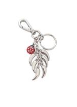 Chaveiro Pimenta e Joaninha Amuleto Da Sorte De Metal Prateado Chaveiro Pimenta e Joaninha Amuleto Da Sorte De Metal Prateado