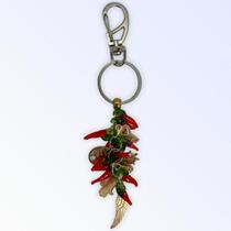 Chaveiro Pimenta Penduricalhos Murano Cacho Pequeno Chaveiro Pimenta Penduricalhos Murano Cacho Pequeno