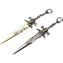 Chaveiro: pingente de espada Frostmourne World of Warcraft